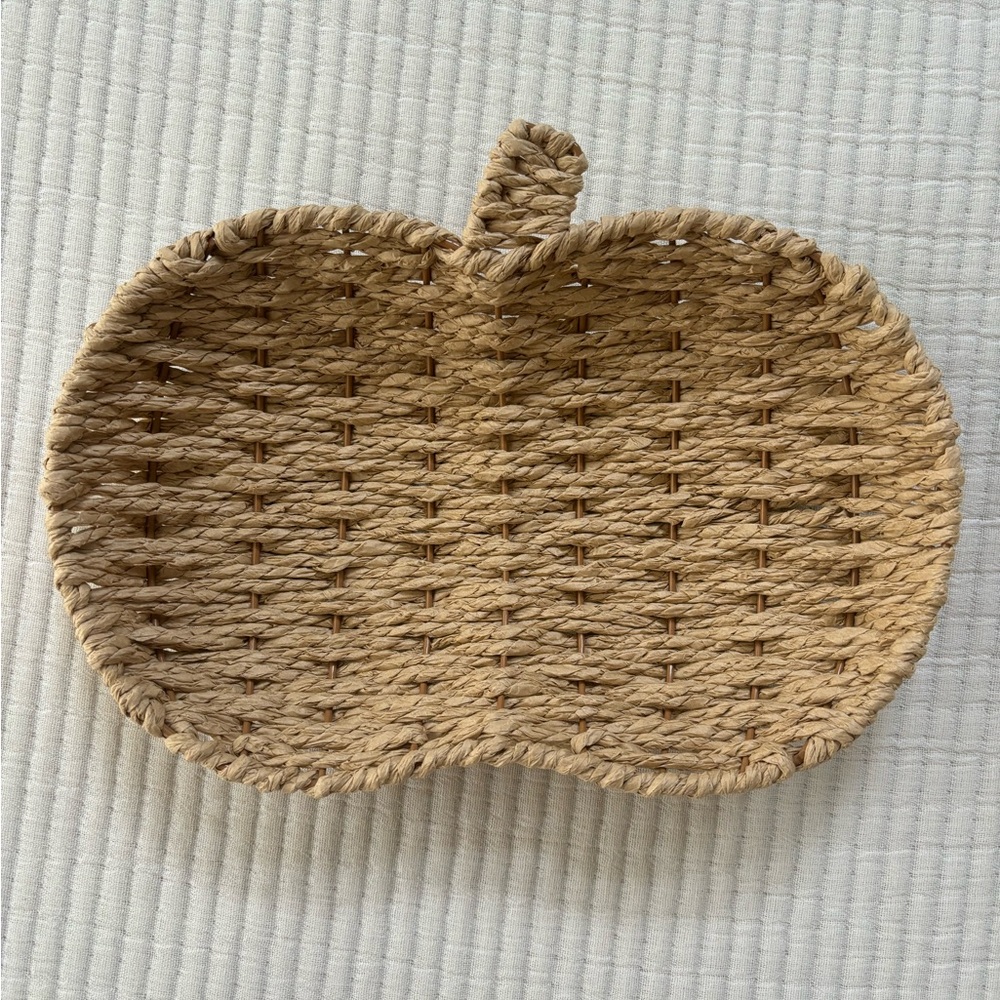 Target Woven Pumpkin Tray Fall Harvest Decor From Target Bullseye Playground